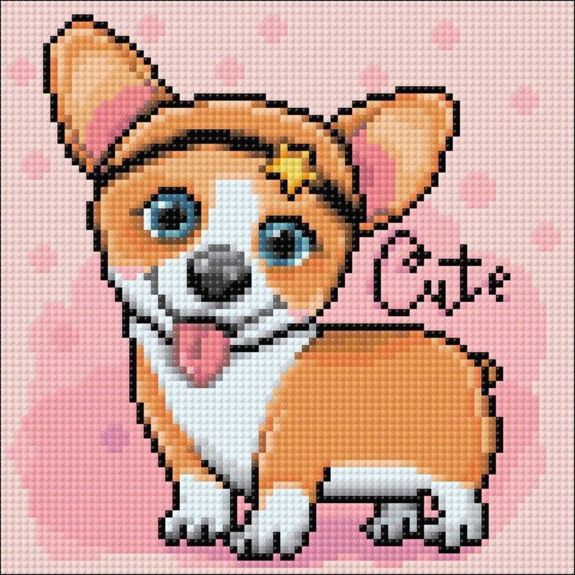 Crafting Spark Corgi Diamond Painting Kit